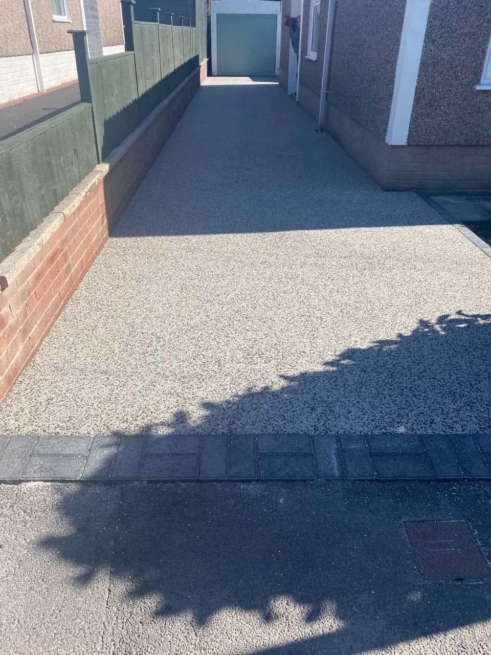 This is a photo of a resin path installed in Nottingham by Nottingham Resin Drives