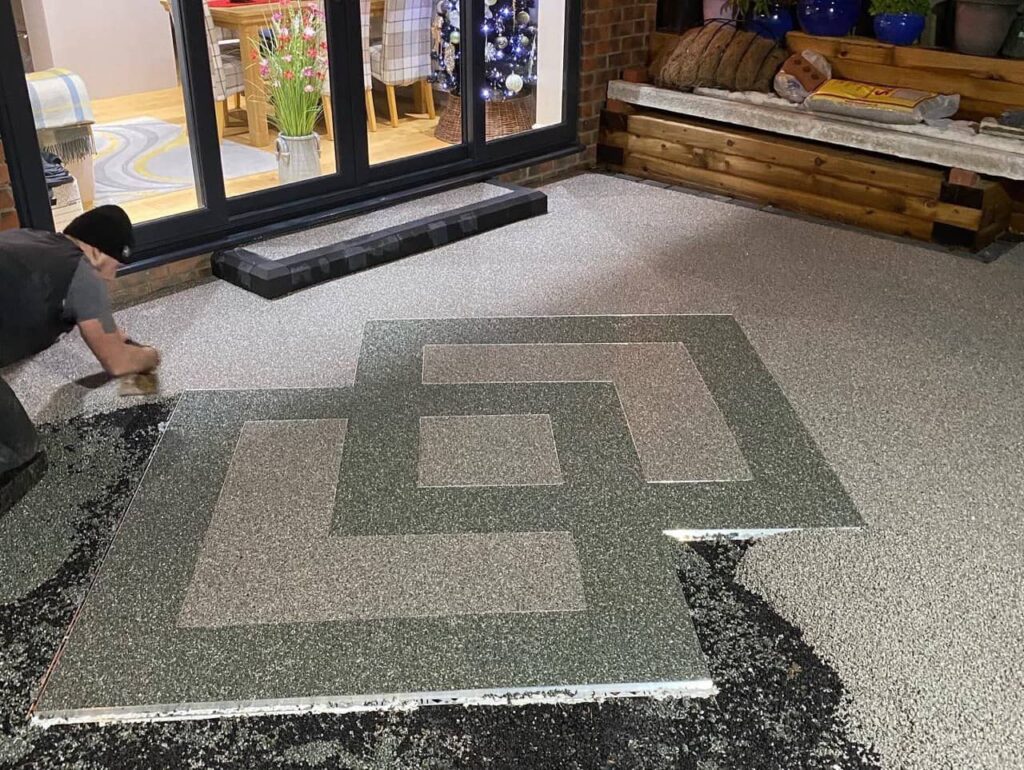 This is a photo of a gravel driveway installed in Nottingham by Nottingham Resin Drives